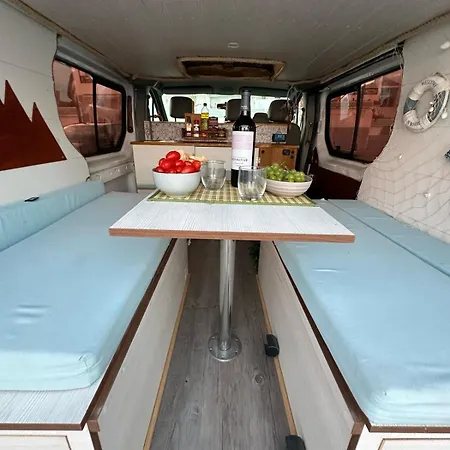 Camper Van Orange Crab Campsite Los Abrigos